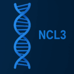Blå DNA-streng NCL3